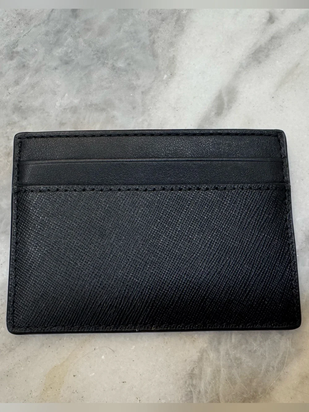 Michael Kors Black Saffiano Leather Card Holder